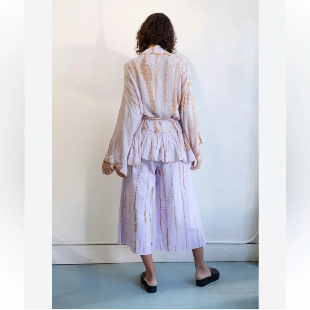 Free People Daydream Tie Dye Culotte Pants - Picture 2 of 7